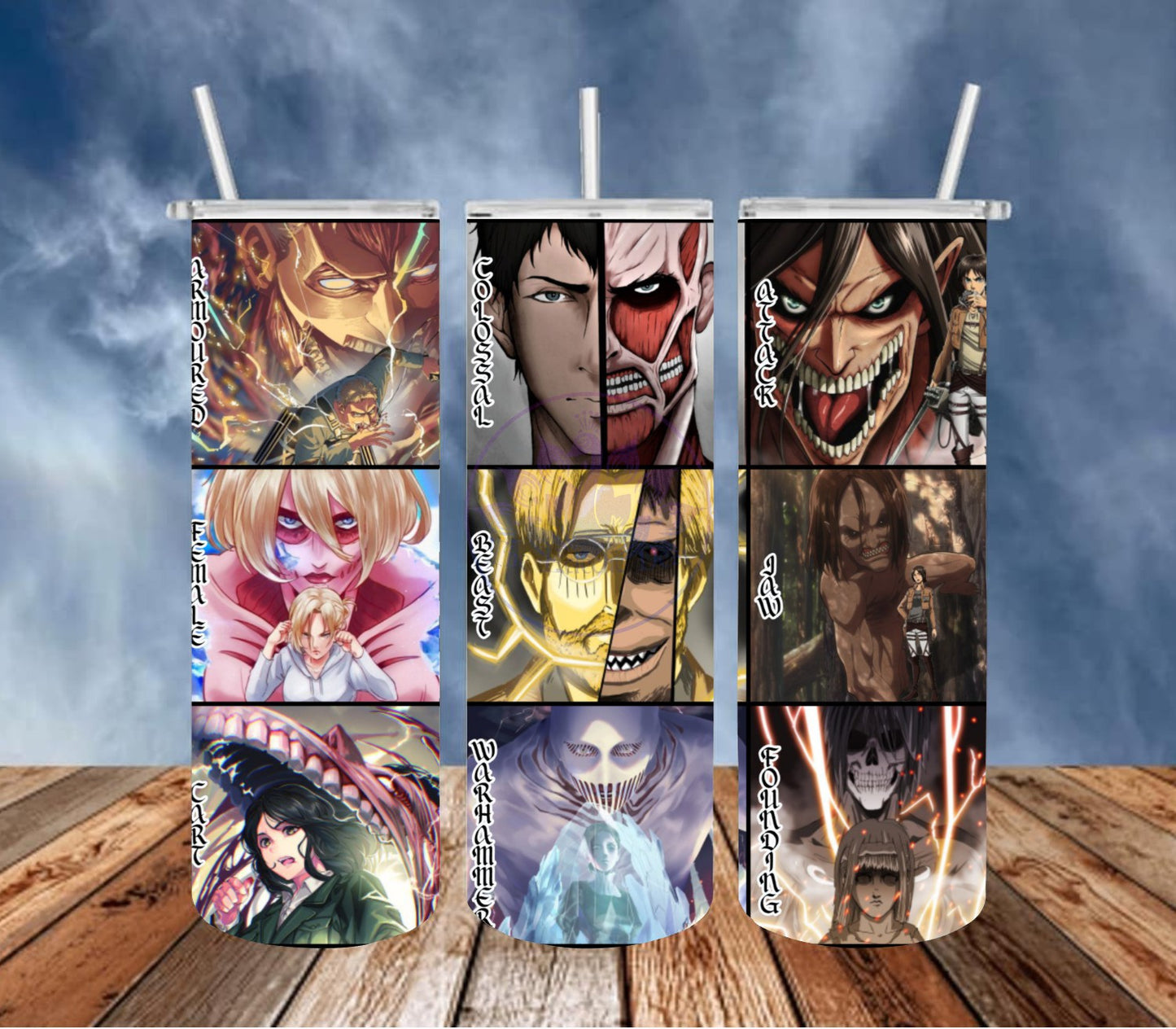 Attack On Titan - Titan Shifters Tumbler 20 oz. Tumbler