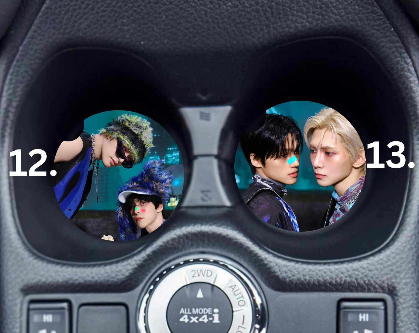 Ateez GH5 Bias and Bias Wrecker Car Coasters