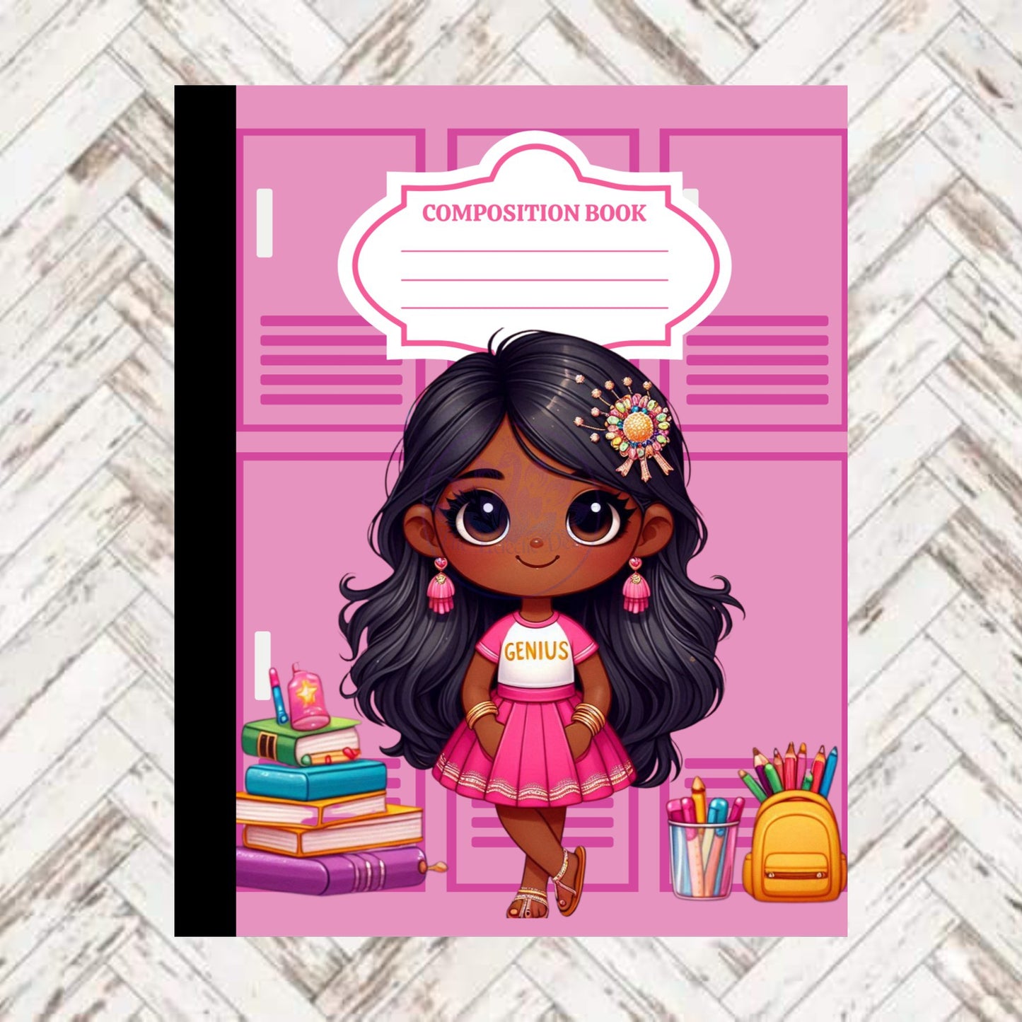 Desi Girl Genius Composition Book
