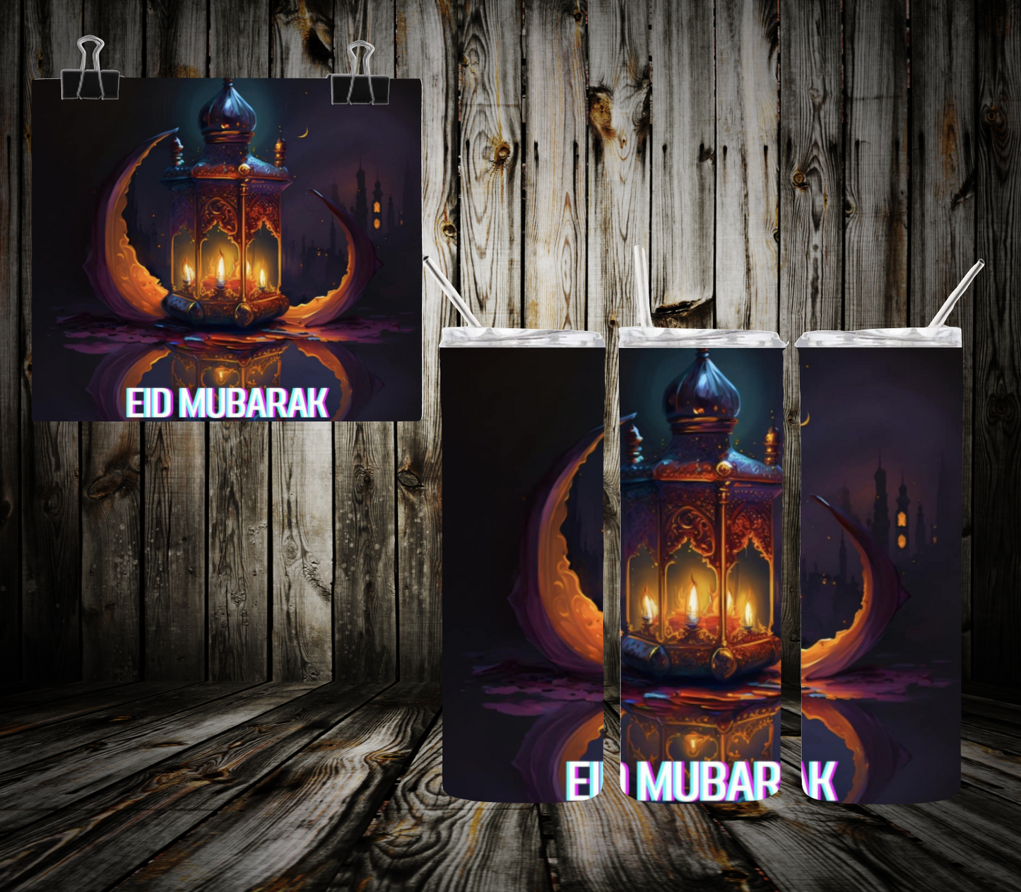 Eid Mubarak Tumbler