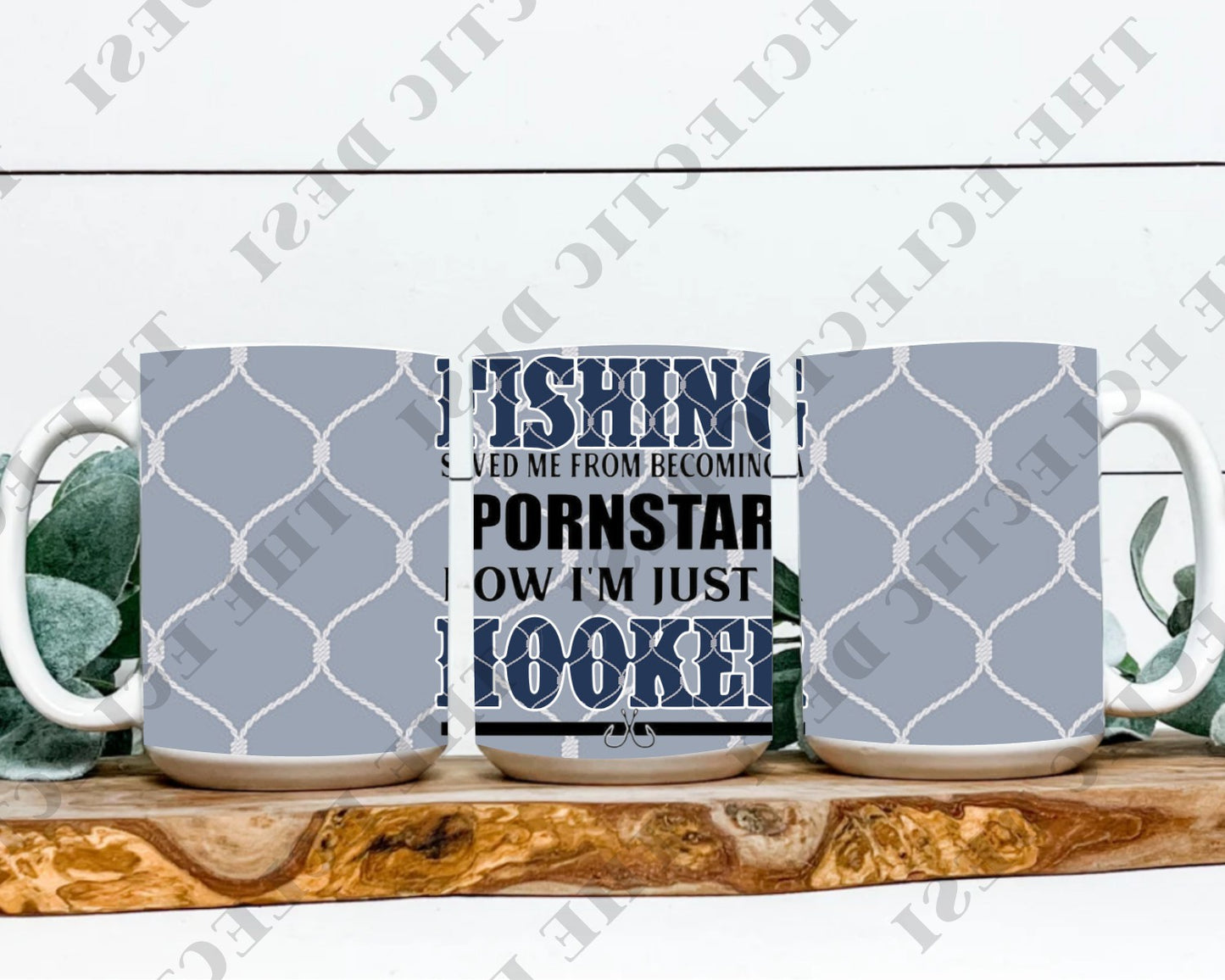 Fishing Saved Me From Becoming A Porn Star Mug Design - DIGITAL DOWNLOAD