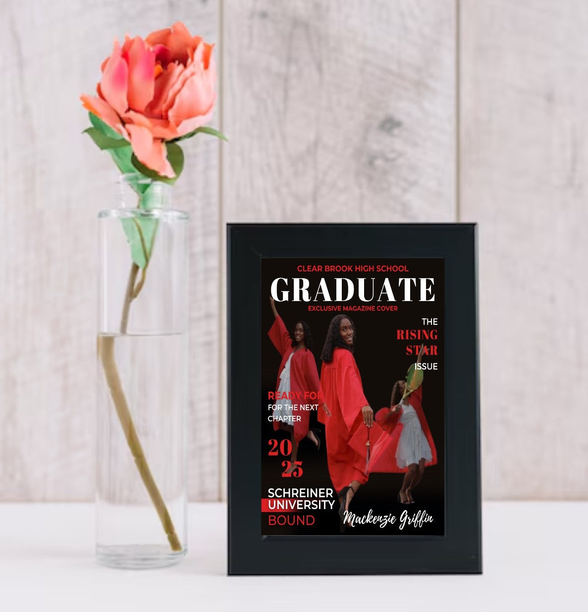 Graduation Keepsake Magazine Cover Print