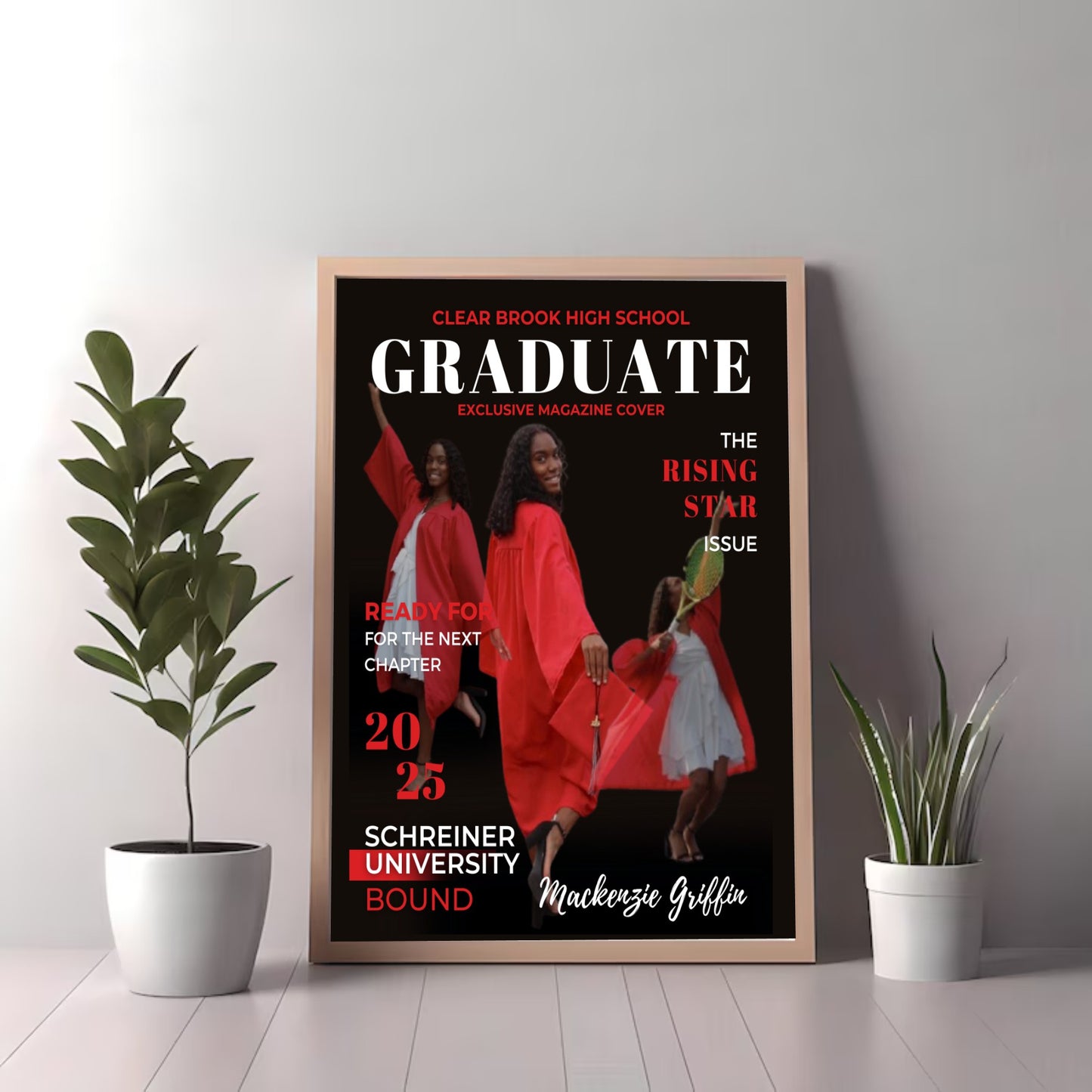 Graduation Keepsake Magazine Cover Poster