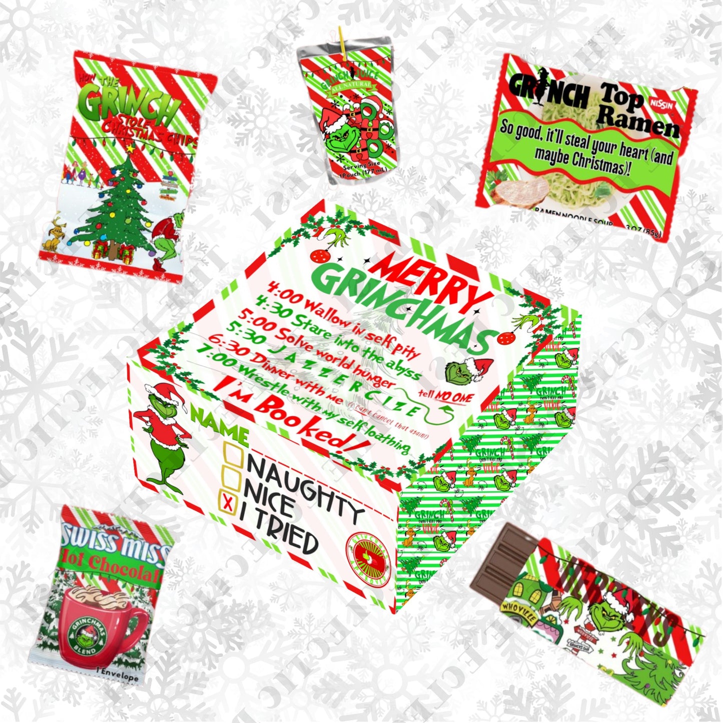 Christmas Eve Favor Set - DIGITAL DOWNLOAD