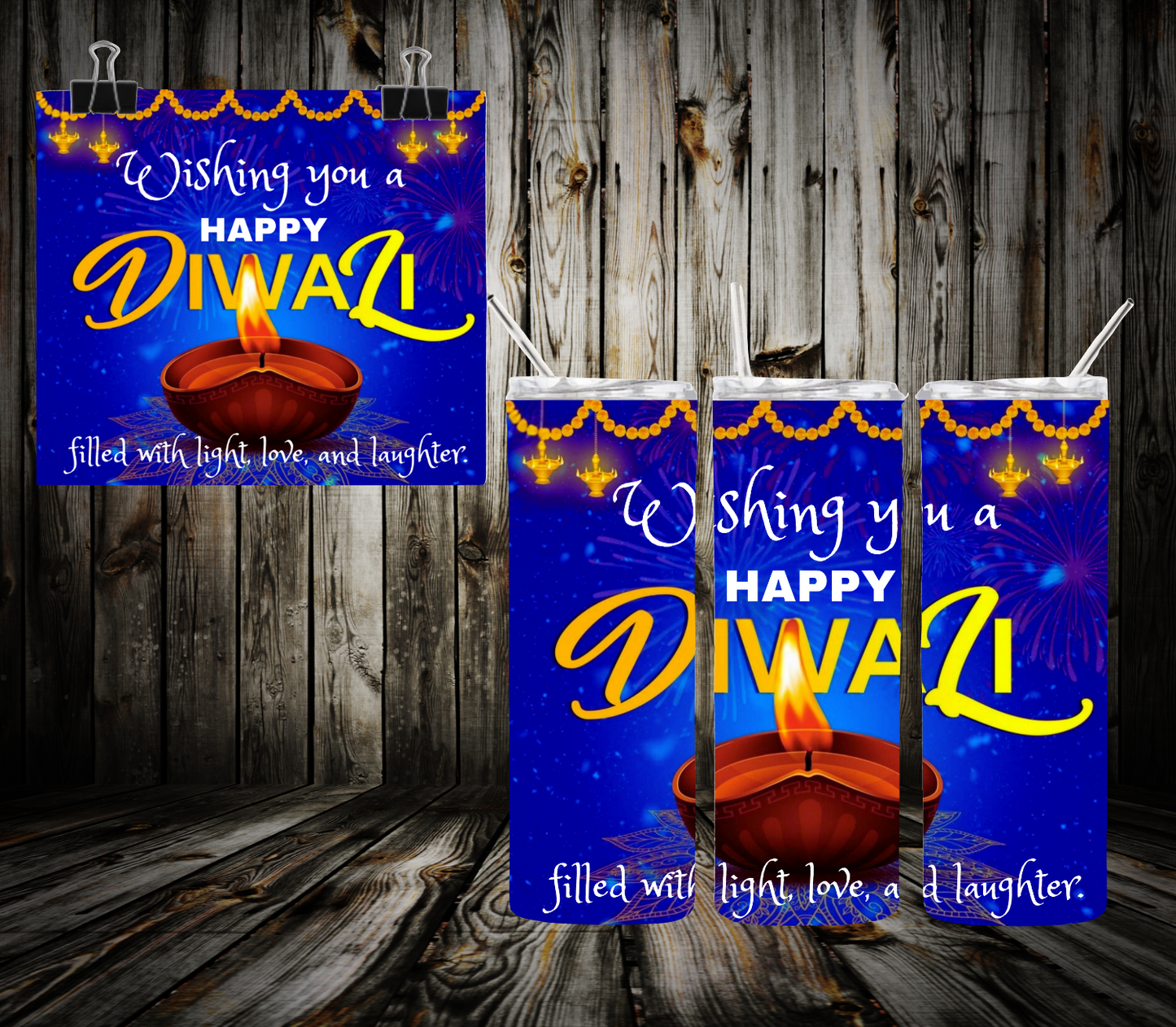 Happy Diwali Tumbler