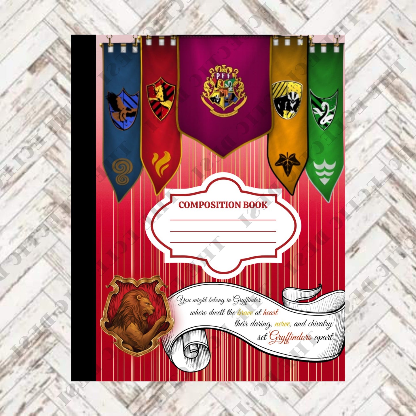 Harry Potter Composition Book Design - DIGITAL DOWNLOAD