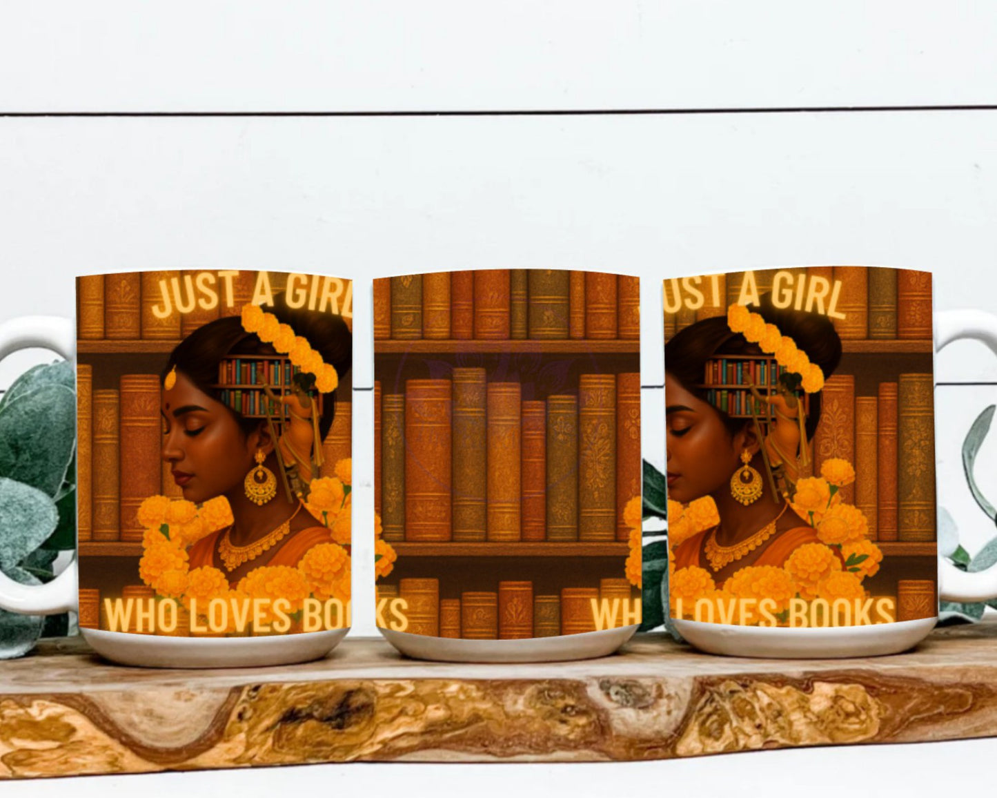 Just A Girl Who Loves Books 15 oz. Mug