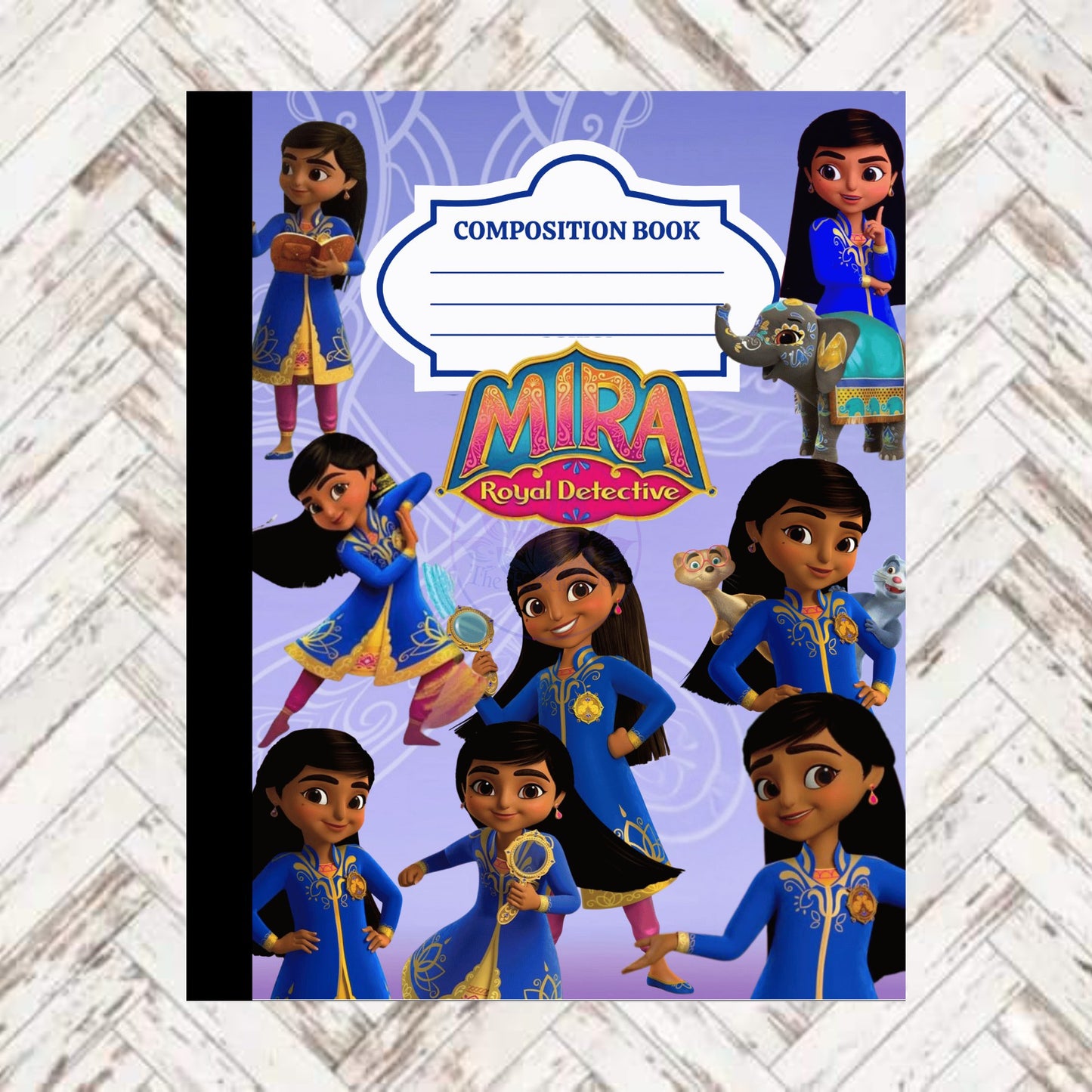 Mira Royal Detective - Blue and Purple Composition Book