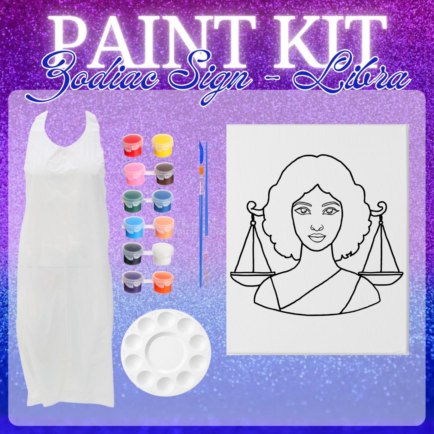 Zodiac Sign Pre-Drawn Paint Kits