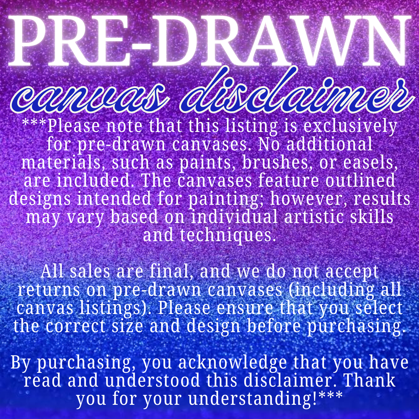 Zodiac Sign Pre-Drawn CANVASES ONLY