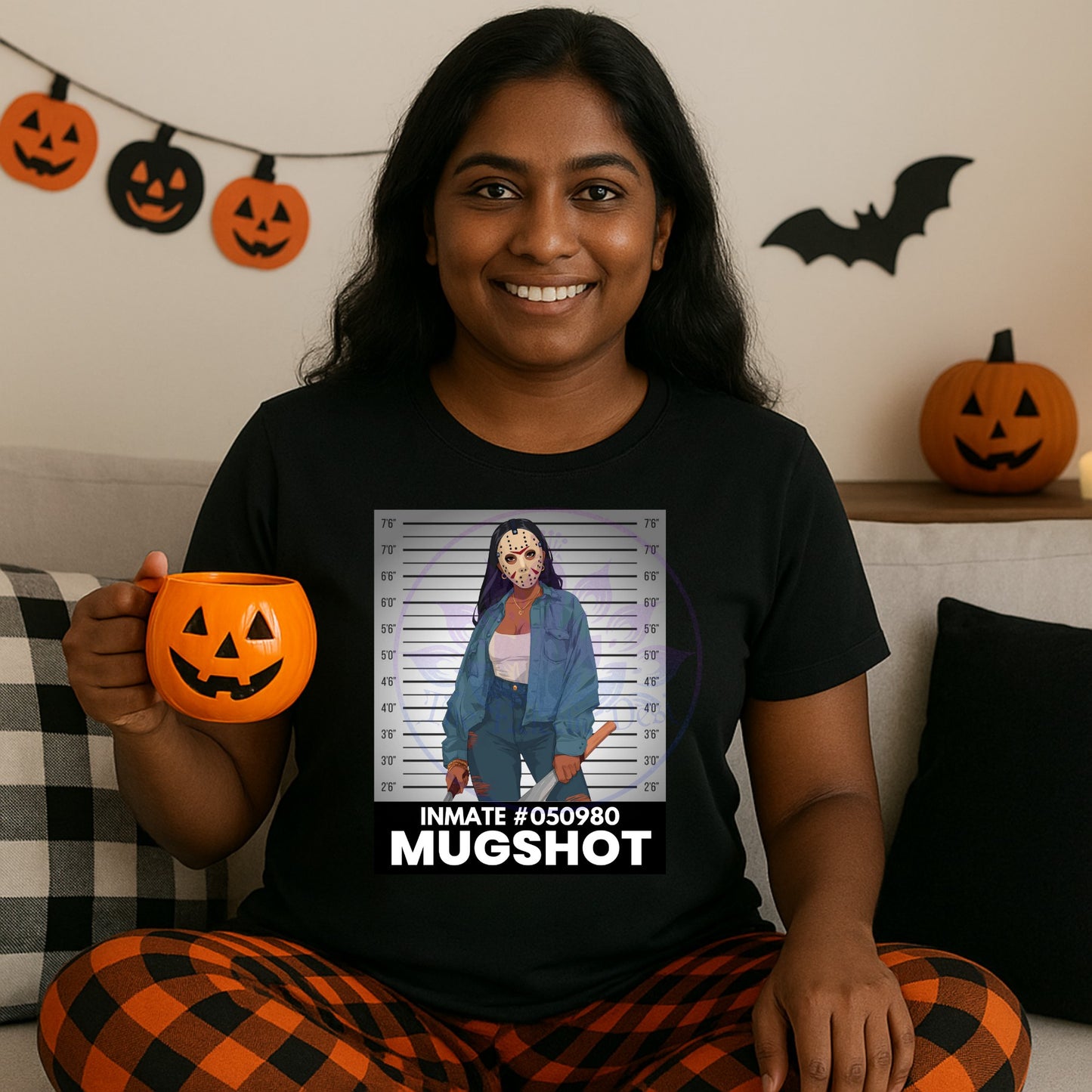 Halloween Horror Mugshot Shirt