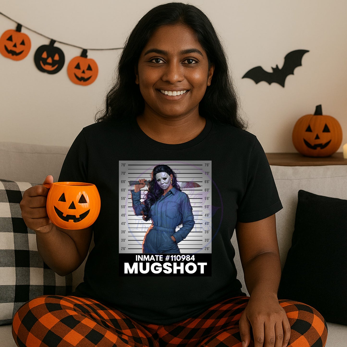 Halloween Horror Mugshot Shirt