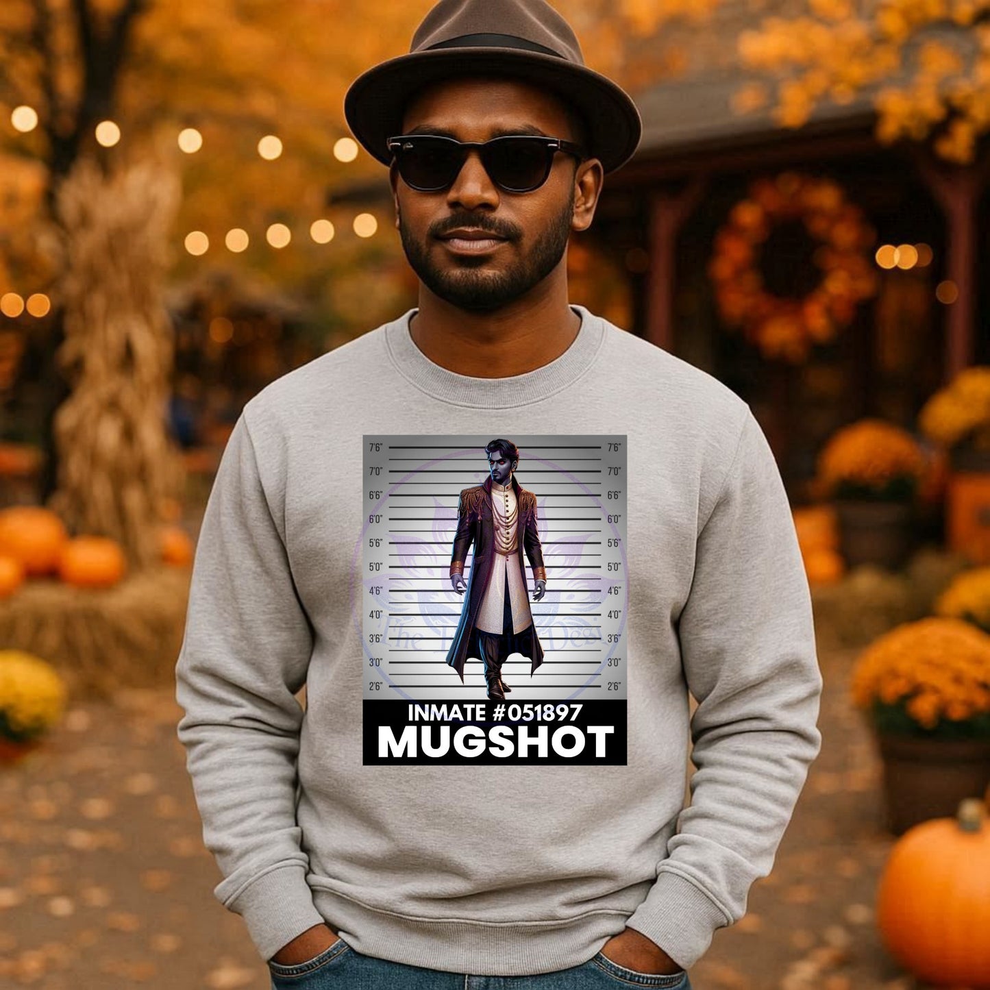 Halloween Mugshot Sweatshirt