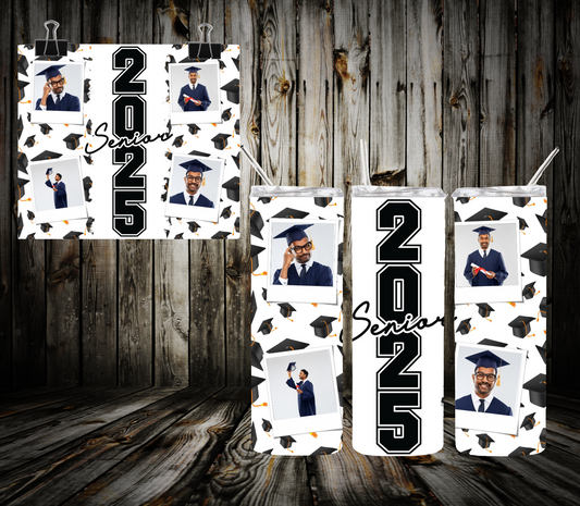 4 Polariods Grad Tumbler