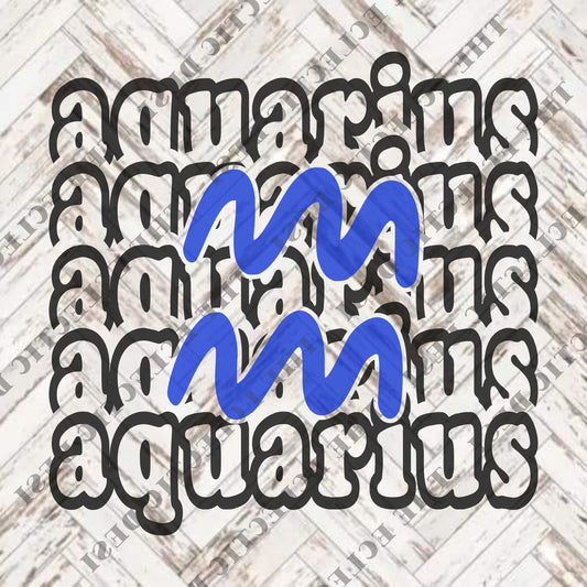 Zodiac Stacked - DIGITAL DOWNLOAD