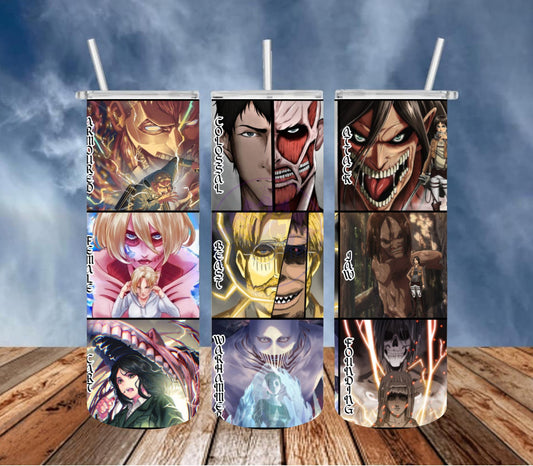 Attack On Titan - Titan Shifters Tumbler 20 oz. Tumbler