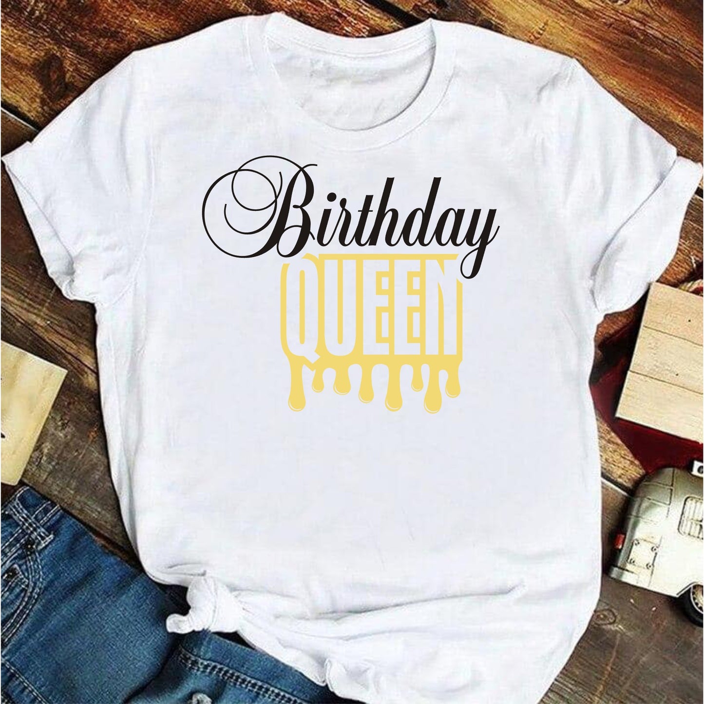 Birthday Queen Drip Shirt
