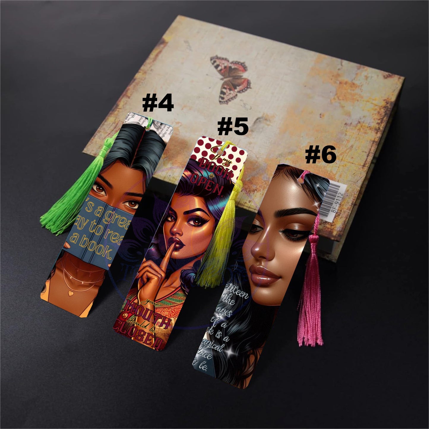 Desi Girl Bookish Metal Bookmark