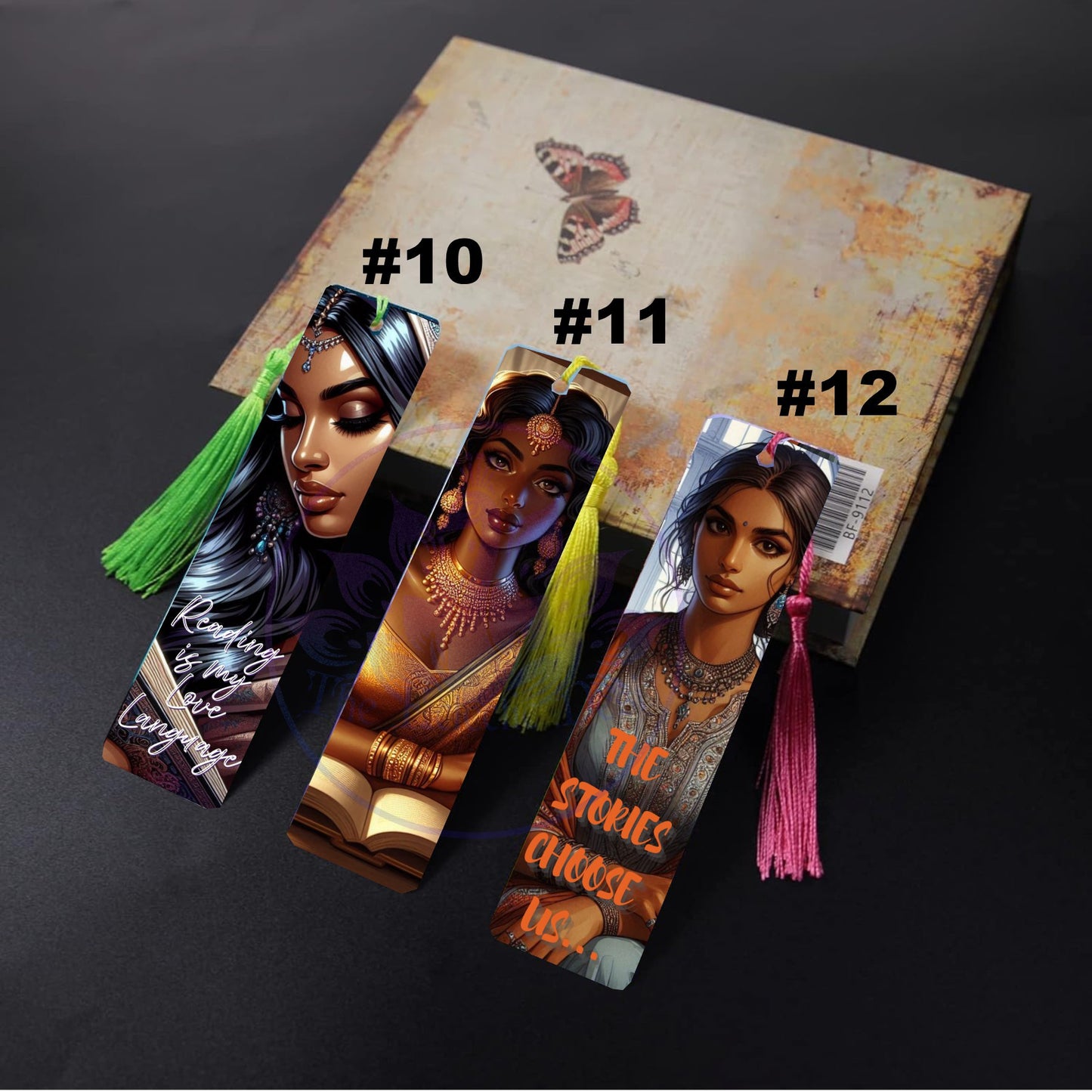 Desi Girl Bookish Metal Bookmark