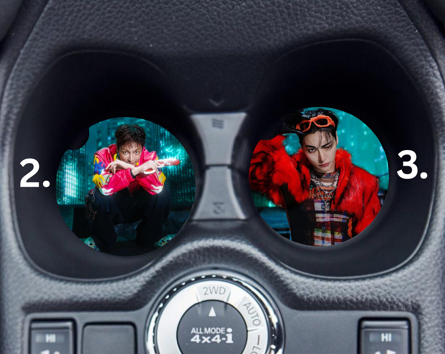 Ateez GH5 Bias and Bias Wrecker Car Coasters