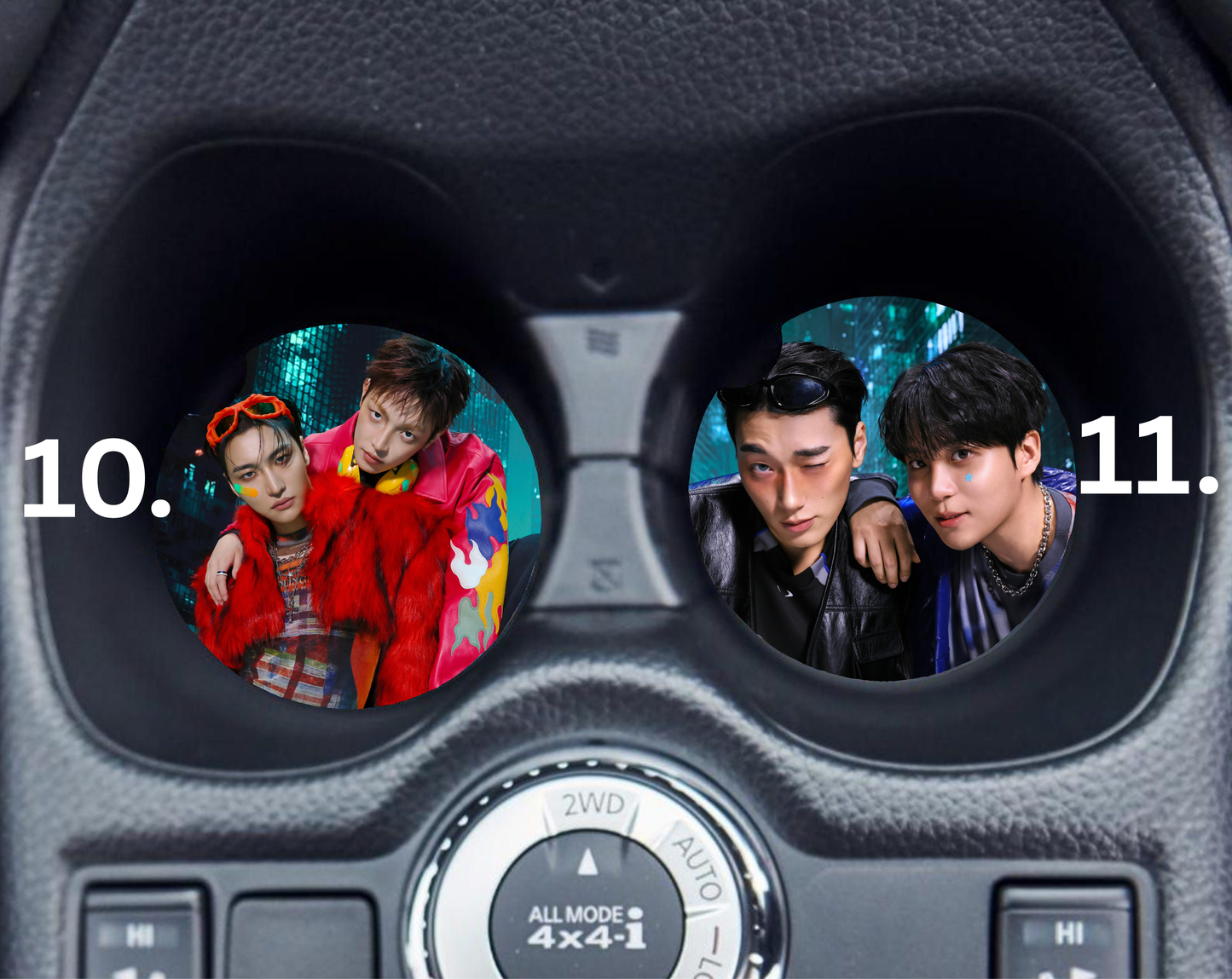 Ateez GH5 Bias and Bias Wrecker Car Coasters