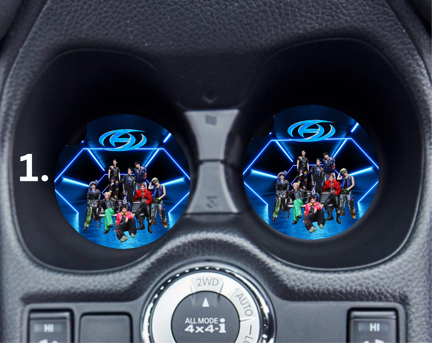 Ateez GH5 Bias and Bias Wrecker Car Coasters