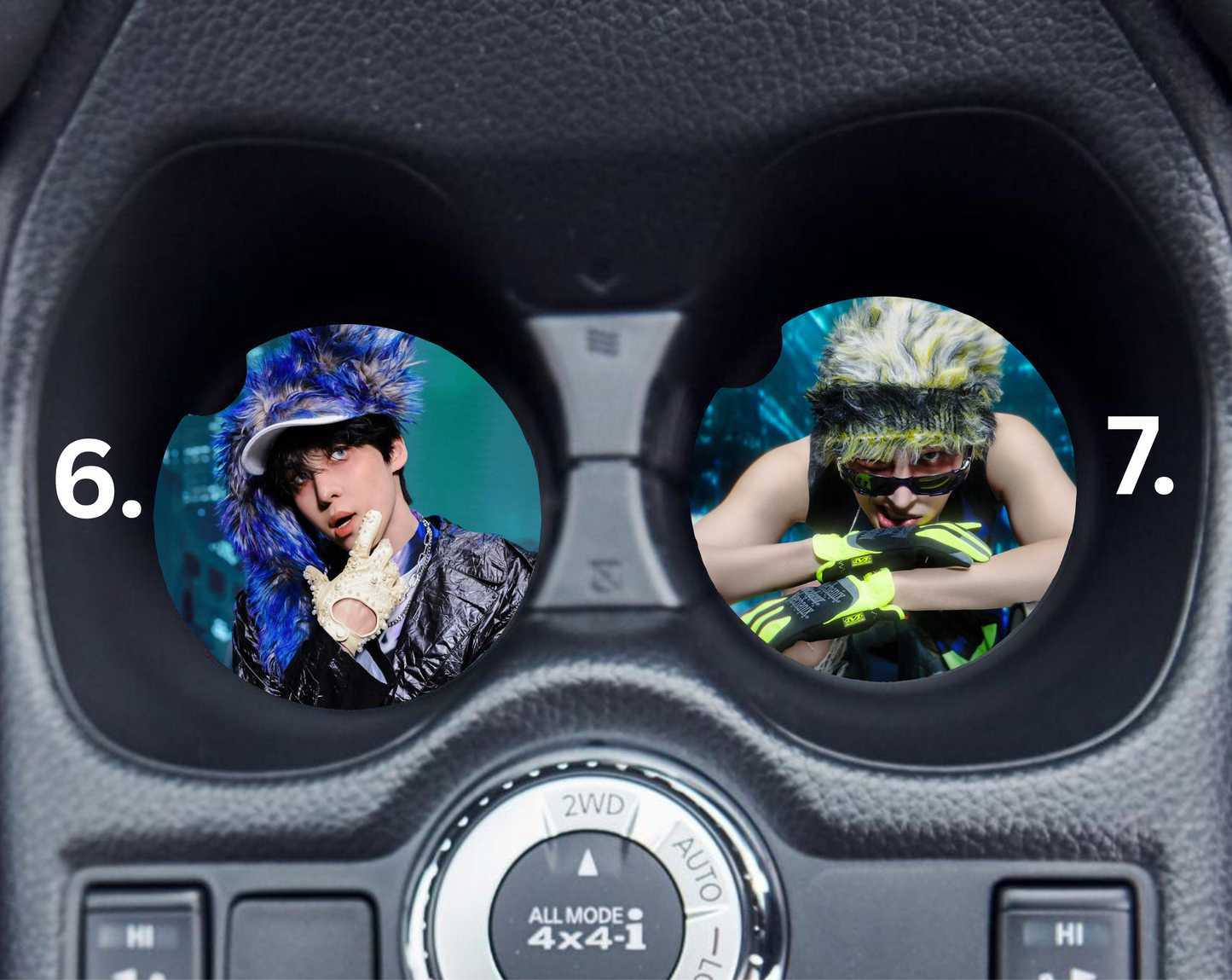 Ateez GH5 Bias and Bias Wrecker Car Coasters