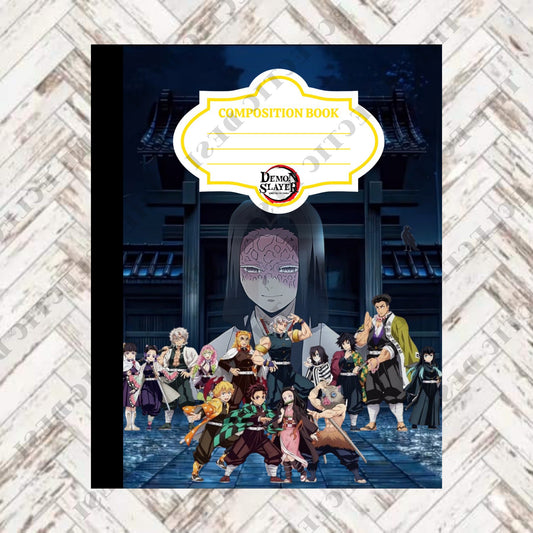 Demon Slayer Composition Book Design - DIGITAL DOWNLOAD