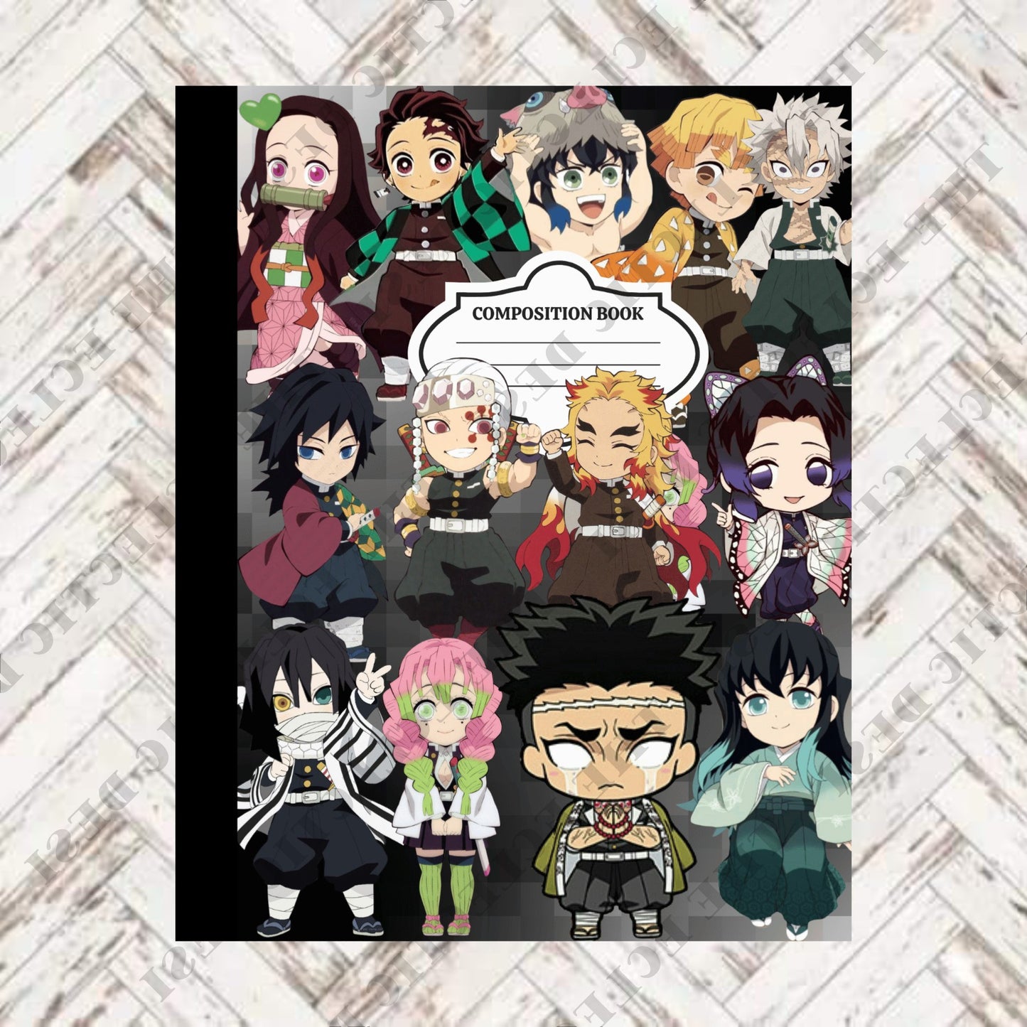 Demon Slayer Composition Book Design - DIGITAL DOWNLOAD