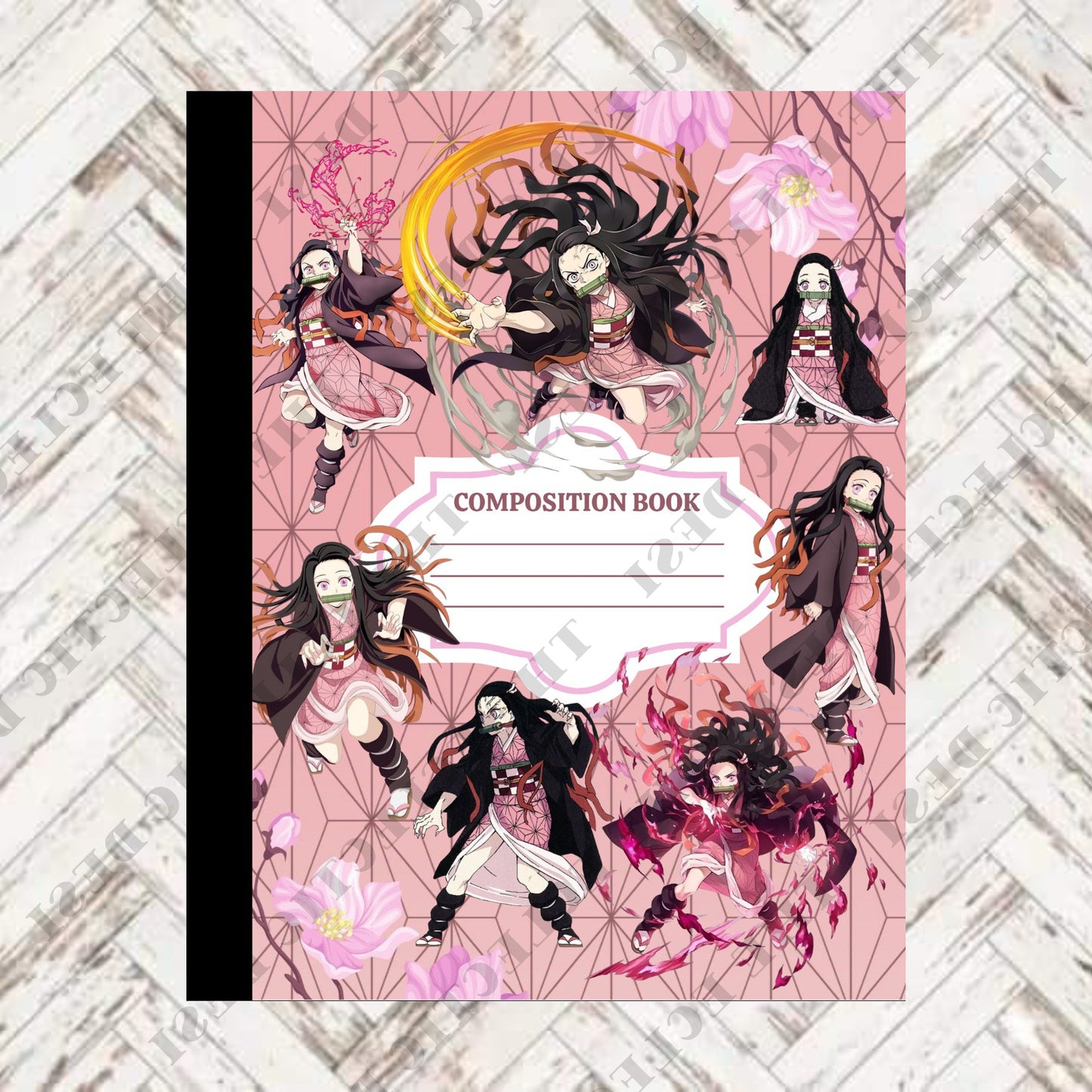 Demon Slayer Composition Book Design - DIGITAL DOWNLOAD