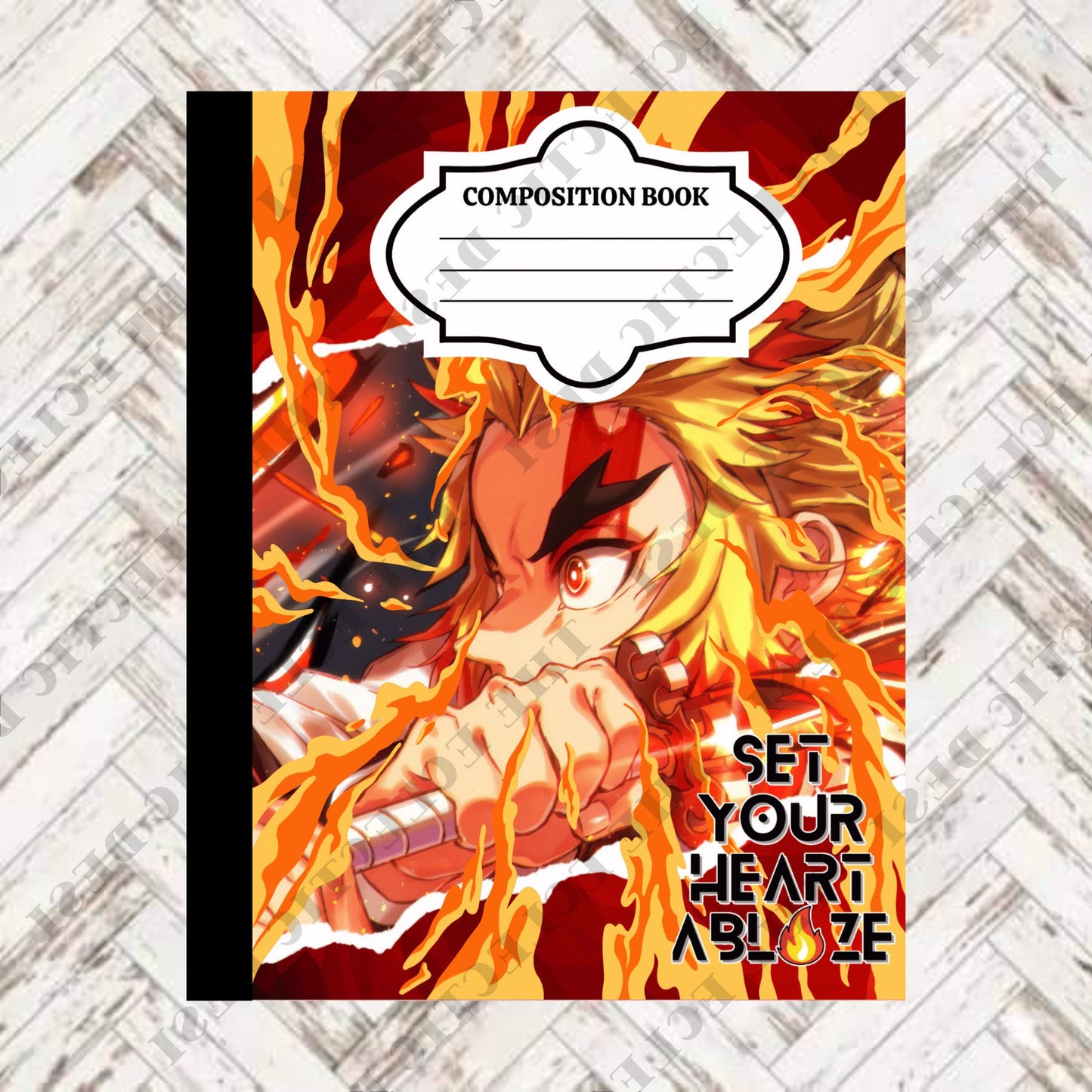 Demon Slayer Composition Book Design - DIGITAL DOWNLOAD