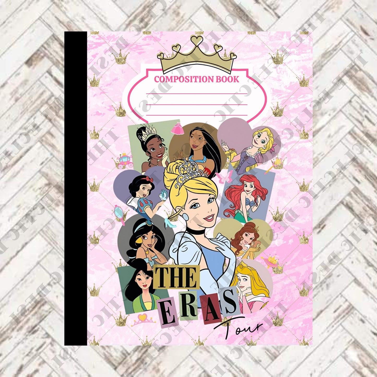 Princesses Composition Book Design - DIGITAL DOWNLOAD
