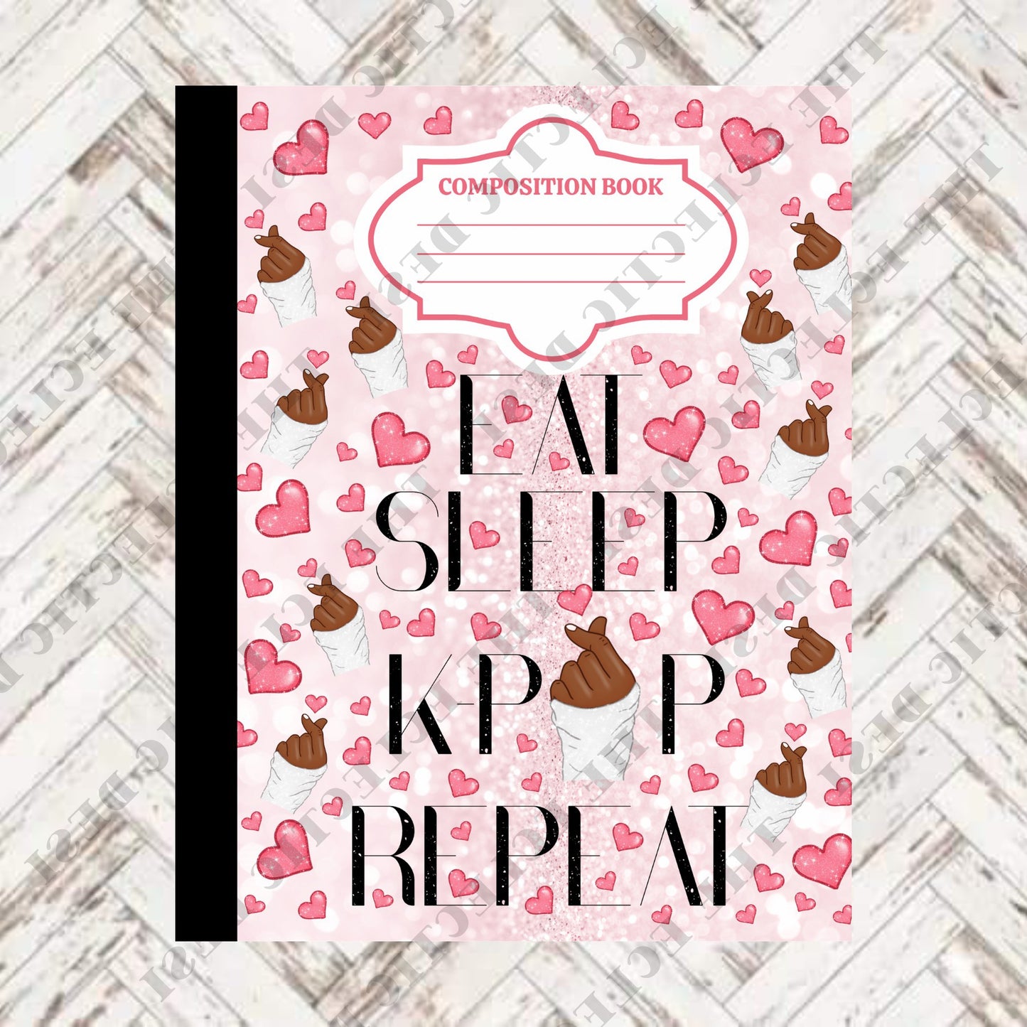 Hobbies Composition Book Design - DIGITAL DOWNLOAD