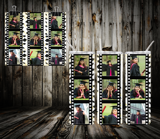 Filmstrips Photo Grad Tumbler