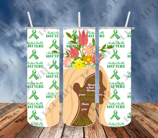 Grow Through What You Go Through Tumbler Design - DIGITAL DOWNLOAD