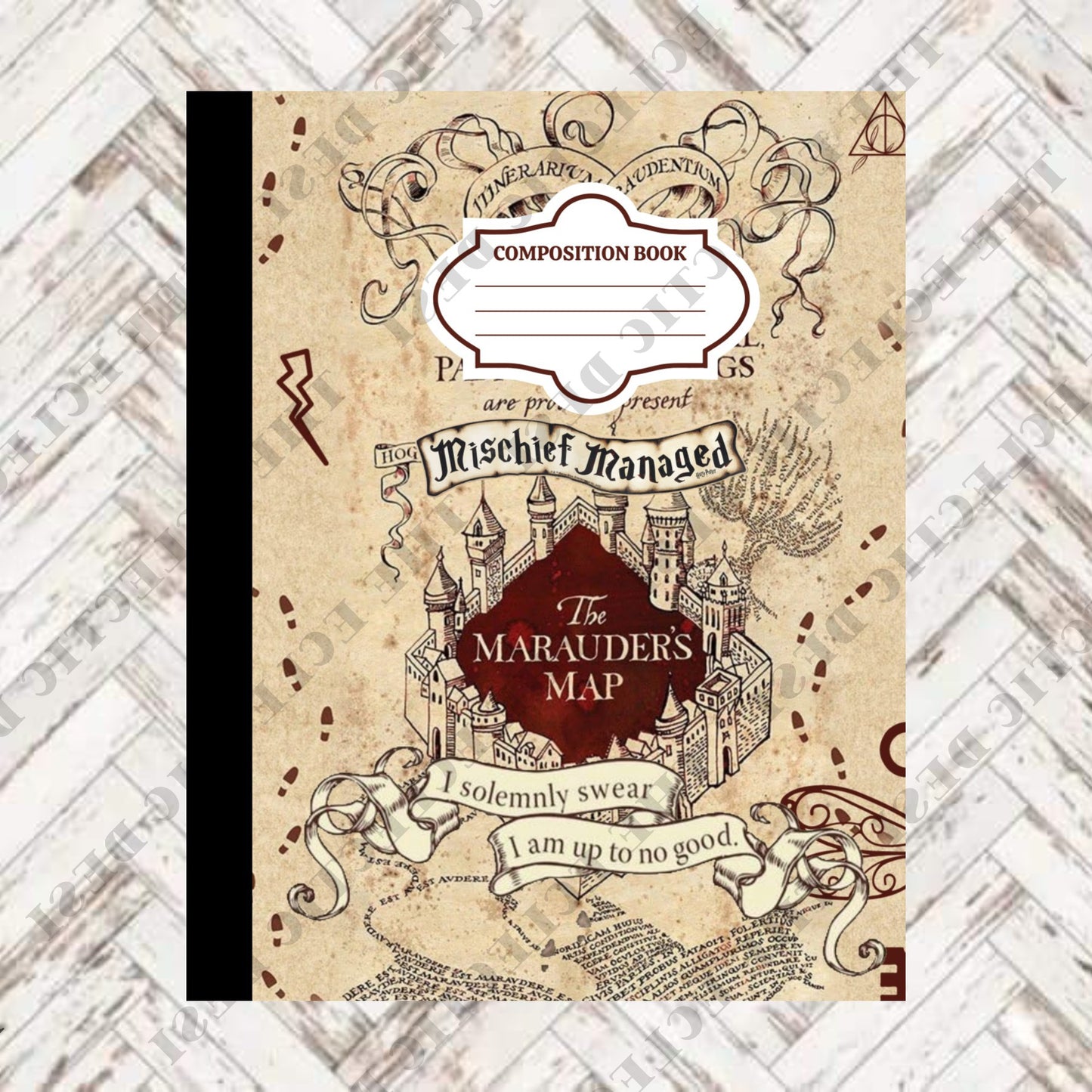 Harry Potter Composition Book Design - DIGITAL DOWNLOAD
