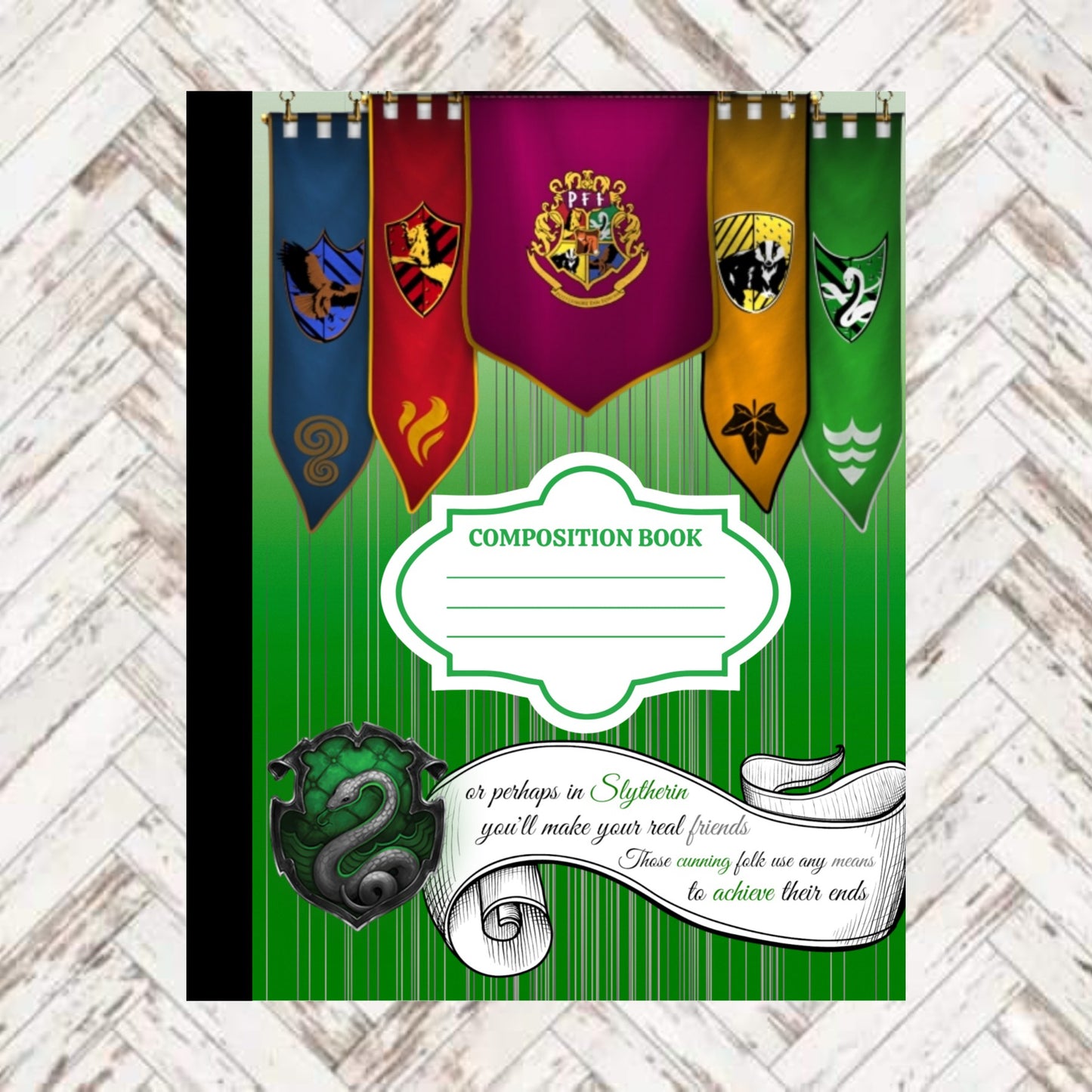 Harry Potter Composition Book Design - DIGITAL DOWNLOAD