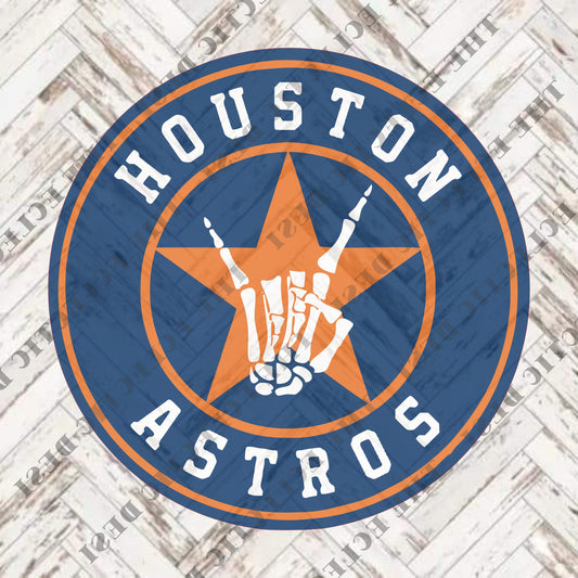 Houston Astros - Skeleton Hand - DIGITAL DOWNLOAD
