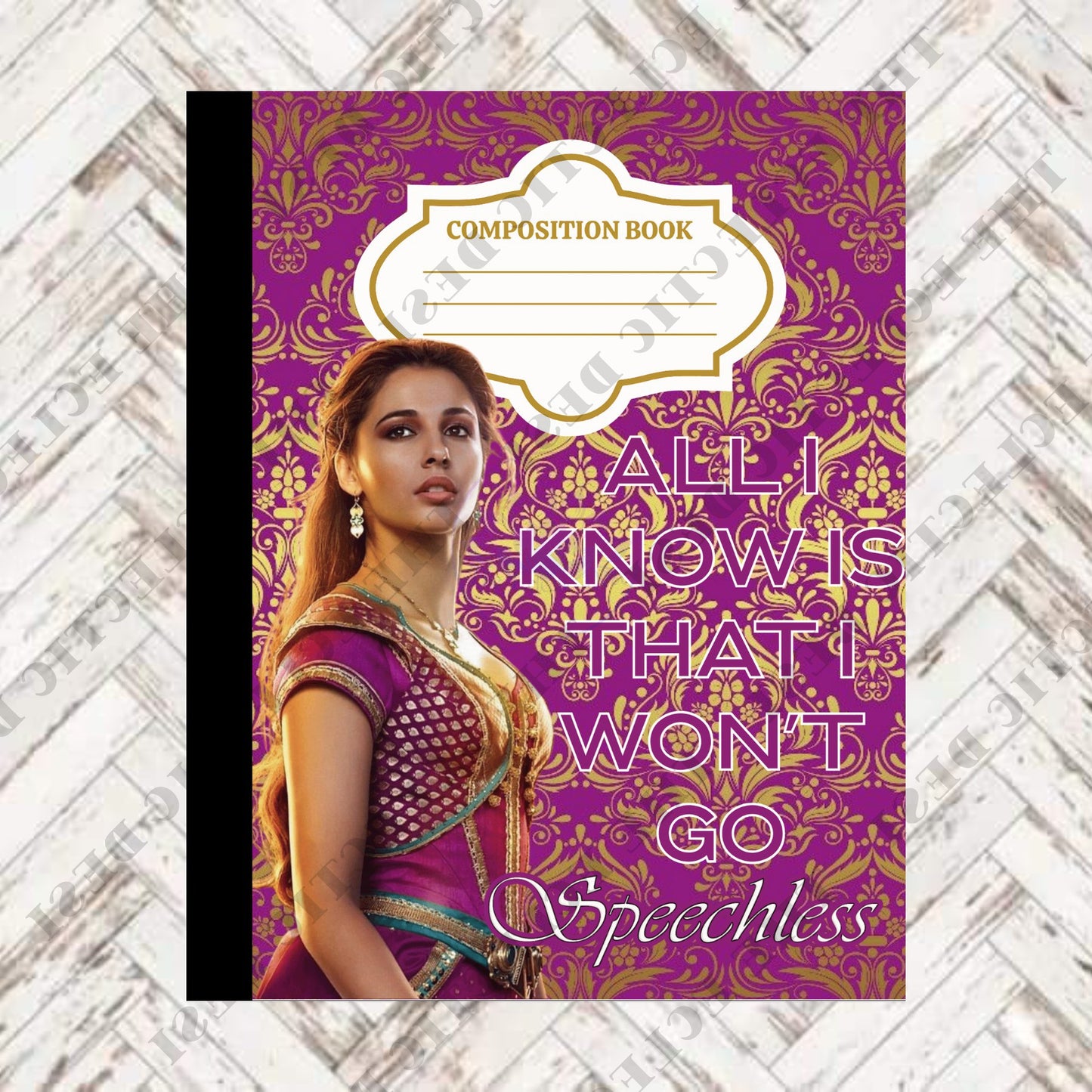 Princesses Composition Book Design - DIGITAL DOWNLOAD