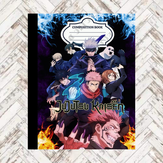 Jujutsu Kaisen Composition Book Design - DIGITAL DOWNLOAD