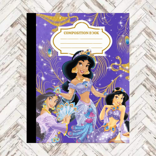 Princess - Peacock Feathers Composition Book