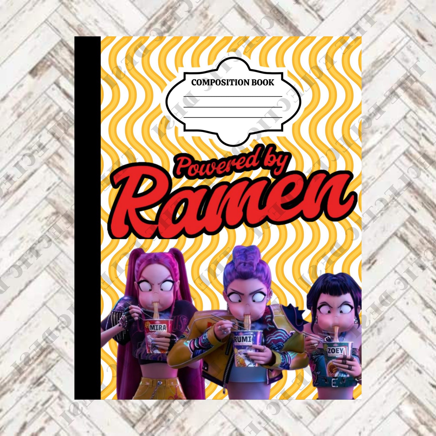 K-Pop Demon Hunters Composition Book Design - DIGITAL DOWNLOAD