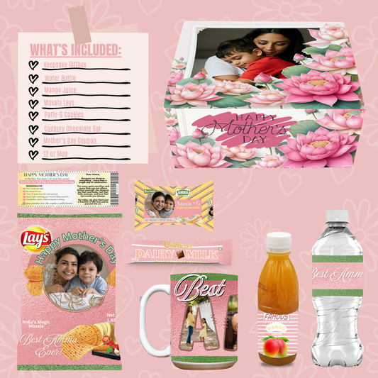 Lotus Flower Mother's Day Gift Set With Mug