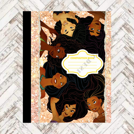 Princesses Composition Book Design - DIGITAL DOWNLOAD