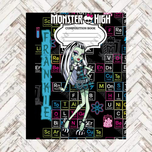 Monster High Composition Book Design - DIGITAL DOWNLOAD