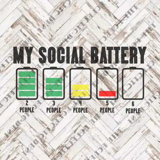 My Social Battery - DIGITAL DOWNLOAD