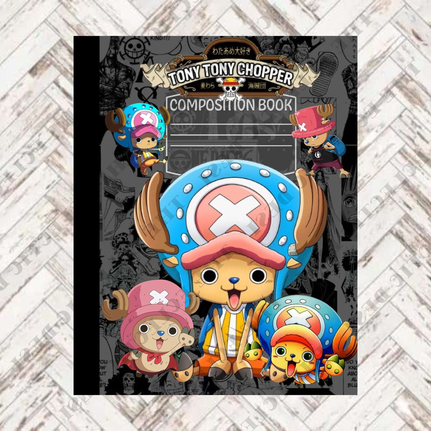 One Piece Composition Book Design - DIGITAL DOWNLOAD