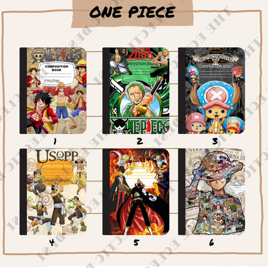 One Piece Composition Book Design - DIGITAL DOWNLOAD