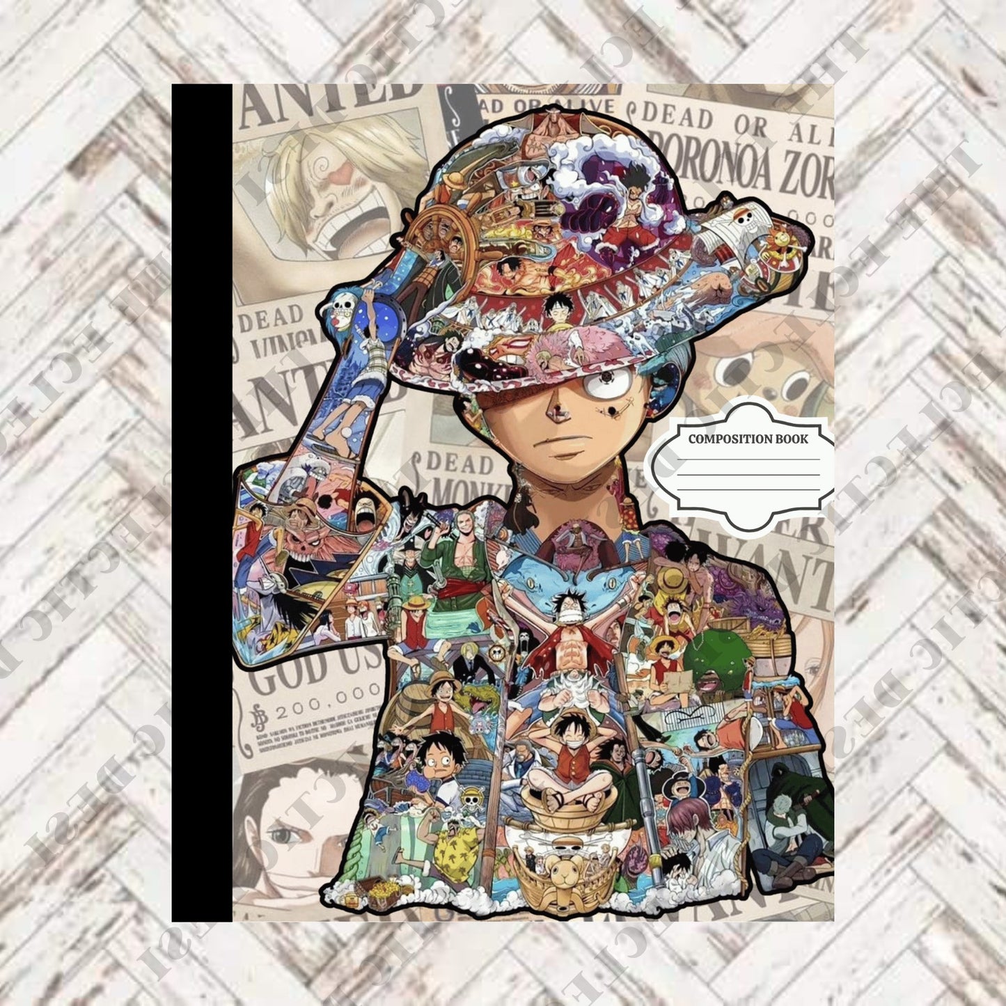 One Piece Composition Book Design - DIGITAL DOWNLOAD