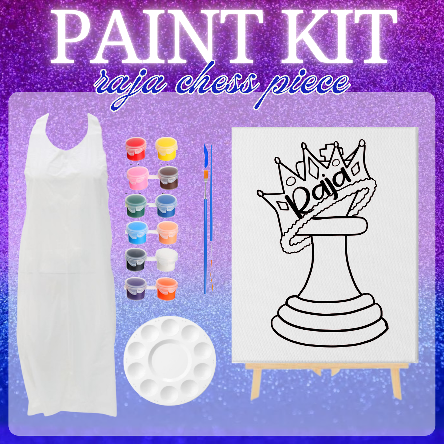 Chess Piece Paint Kit